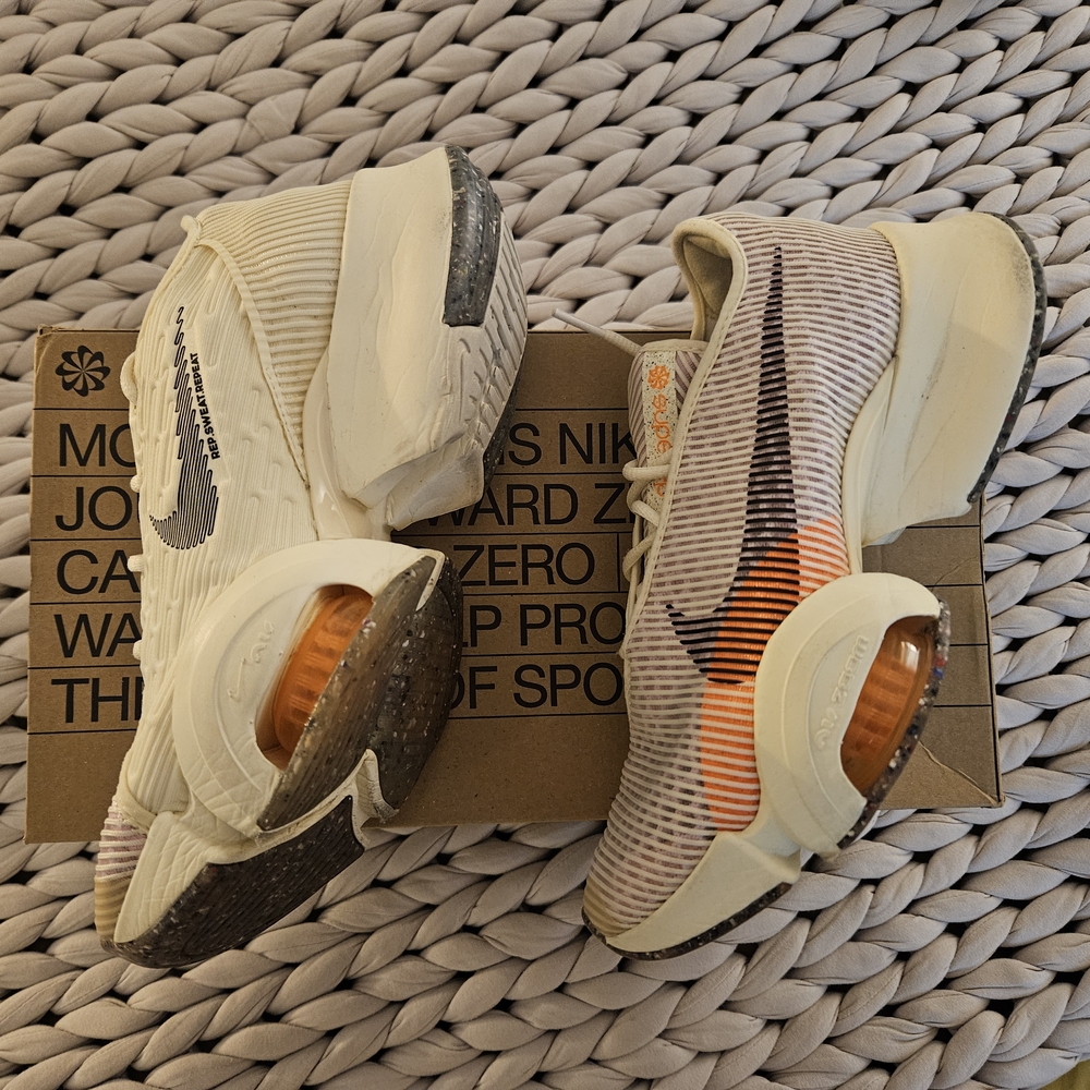 Nike Running Shoes with Orange Accents